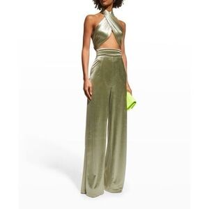Bronx and Banco Cleopatra Velvet Jumpsuit
